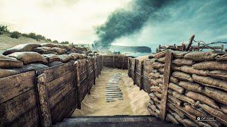 In the Trenches of WW1  Relaxing Waves at Heligoland Bight  Battlefield 1 Ambience 🎧 [upl. by Primrose]