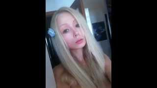 Valeria Lukyanova no makeup doll barbie blonde [upl. by Iramohs591]