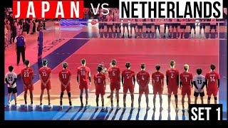 Japan vs Netherlands  SET 1 VNL 2024  June 21 2024 [upl. by Lohrman990]