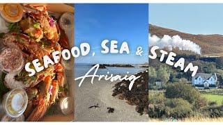 Arisaig Seafood Sea and Steam Scotland in the sun [upl. by Bortman979]