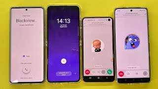 Incoming Call  Alarm Clock Samsung Z flip5 vs Realmi vs BlackView vs Galaxy S10E TeleGuard [upl. by Llesirg]