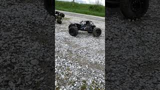 Crash exit slowed foryou scale rockcrawler music rc nature donuts crash shorts chill [upl. by Emirak]