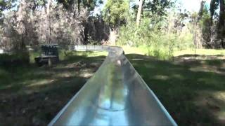 Toboggan Run Alpine Slide POV Magic Mountain Merimbula Australia Wiegand [upl. by Borlow]