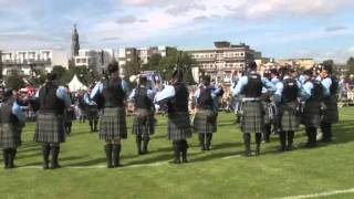 Piping Live Lomond and Clyde Pipe Band performs at the World Pipe Band Championships 2012 [upl. by Varrian]