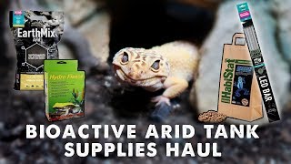 Leopard Gecko Bioactive Tank Supplies 🌵 [upl. by Dorelle914]