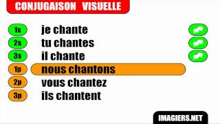 Conjugaison  Indicatif Présent  Verbe  Chanter [upl. by Scoville]