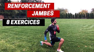 8 EXERCICES POUR GAGNER EN PUISSANCE DANS LES JAMBES RENFORCEMENT MUSCULAIRE [upl. by Cataldo]