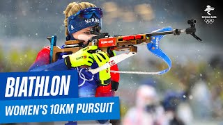 Biathlon  Womens 10km Pursuit  Full Replay  Beijing2022 [upl. by Assenej366]