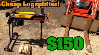 Wen Lumberjack 65 Ton Electric Log Splitter 150 [upl. by Llenra]