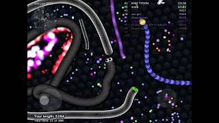 Slitherio gameplay 4 [upl. by Adnohsed]