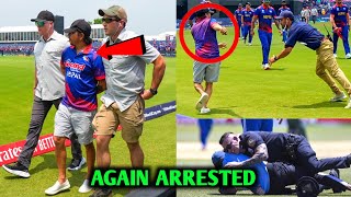 The Fan was stopped by security officers 🥹 after Netherlands beat Nepal  Nepal vs Netherlands t20 [upl. by Prue143]