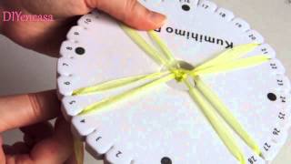 Tutorial pulsera organza con telar kumihimo Bracelet friendship [upl. by Alius20]