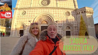 LAquila Abruzzo Italy  Italia  Exploring Abruzzo  Abruzzen Italien [upl. by Watkin19]