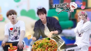 Jin cooking show 🥘 CuteLife [upl. by Nader]