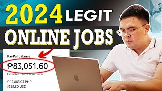 Legit Online Jobs for Beginners 2024  SItes Paano kumita Online 3 to 45 [upl. by Rhys]