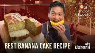 Best Banana Cake Recipe  ieatishootipost [upl. by Rosita]