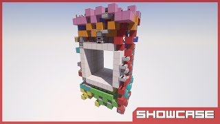 Extremely Compact 6x6 Piston Door 1260 Blocks [upl. by Ahsinrats]