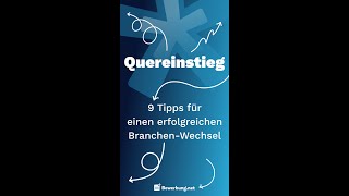 Bewerbung als QUEREINSTEIGER  5 TIPPS shorts [upl. by Alyworth]