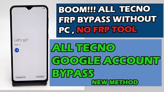 All tecno spark frp bypass new security without pc no fpr tool new fast method [upl. by Strong]