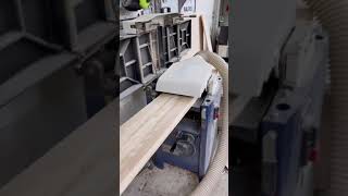 Using a jointerplaner combo machine RIKON 25210H woodworking tools machine [upl. by Rhiana]