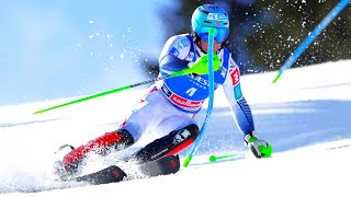 Timon HAUGAN  Winner  Slalom Run 1  Saalbach AUT  2024 [upl. by Lori]