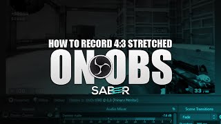 HOW TO RECORD 43 STRETCHED ON OBS EASY FIX [upl. by Saenihp]