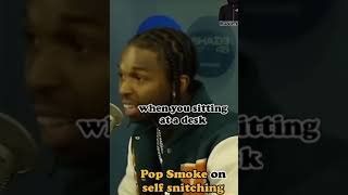 Pop Smoke On Self Snitching popsmoke rap rapper reels tiktok reelsinstagram tiktokvideo [upl. by Oiraved]