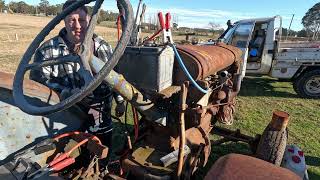 Fordson E27N sitting for years will it start part 1 [upl. by Aridan]