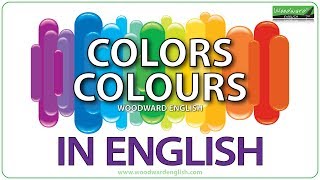 Colors in English  Colours in English [upl. by Neyuq]