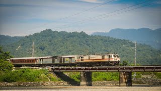 13149 Kanchan Kanya Express passing through majestic Hills and River of Heavenly Dooars  RF RAJ ROY [upl. by Chan]