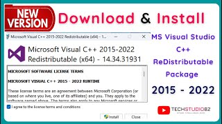 How to Download and Install Visual C Redistributable Packages in Windows 11 or 10 2023 Latest [upl. by Quintilla]