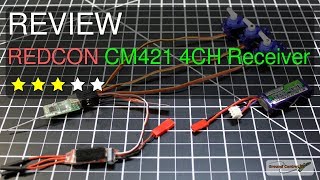 Review  REDCON CM4212 4CH Full Range DSM2 Receiver  Update [upl. by Aicire942]