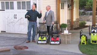 Sun Joe Pressure Select 14502030 PSI Pressure Washer w 25 Hose on QVC [upl. by Anilet]