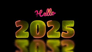 happy new year 2025 black screen video  black screen happy new year 2025 video [upl. by Assecnirp]