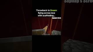 Dream Uses Scaffolding Glitch To Survive [upl. by Tnarud285]