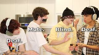 DEAF BLIND MUTE WITH TRIPLETS [upl. by Miner]