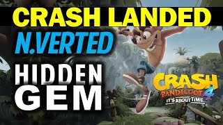 Crash Landed NVerted Hidden Gem Location  Crash Bandicoot 4 Its About Time [upl. by Neille873]