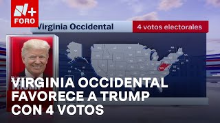 Resultados Elecciones EE UU 2024 Virginia Occidental favorece a Donald Trump  Las Noticias [upl. by Narej375]