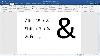 How to type ampersand or and amp symbol [upl. by Mather333]