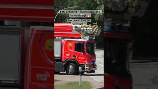 TMF 70 auf Einsatzfahrt 🔥 einsatzfahrzeug feuerwehr hamburg tmf [upl. by Leissam]