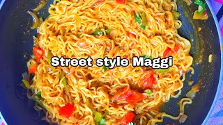 Street style Maggi recipe  schezwan maggi recipe  spicy maggi Masala recipe  Chinese maggi recipe [upl. by Seften]