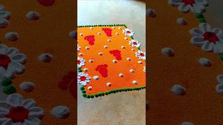 Laxmi puja rangoli formargasira gurubar 🙏rangoli viralvideo newreels drawyourself [upl. by Eatnahs554]