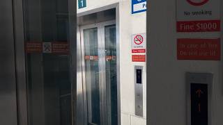 Mitsubishi GPSIII Traction Elevator Entrance  Compassvale LRT Station Sengkang shorts [upl. by Niu]