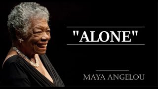 Maya Angelous Empowering Poem alone Will Inspire You  Watch Now [upl. by Aicilaf]