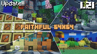 Best Texture Pack Faithful 64x64 For Minecraft Bedrock  MCPE 121 Faithful Release 6 Terbaru [upl. by Tyoh865]