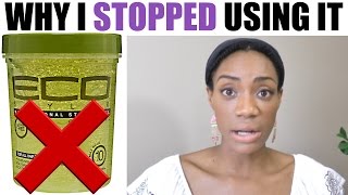 Why I Stopped Using Eco Styler Gel  Natural Hair Care [upl. by Gene410]