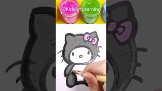 How To Draw Shorts Drawing Sanrio CorocoroCoronya HelloKitty HelloKittyPusheen Pusheen 244 [upl. by Letha]