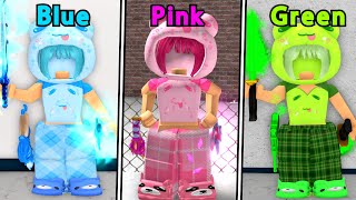 Roblox Murder Mystery 2 But ONLY ONE COLOR [upl. by Yenrab872]