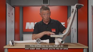 Product Demo EASY TO CLEAN Bath Trap  McAlpine Plumbing [upl. by Kaazi902]