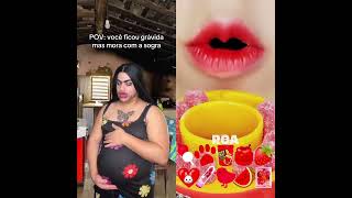 Você ficou grávida mas mora com a sogra shorts foryou viralvideo [upl. by Nibla8]